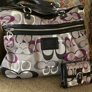 Coach Bag And Wallet (Normal wear and tear)